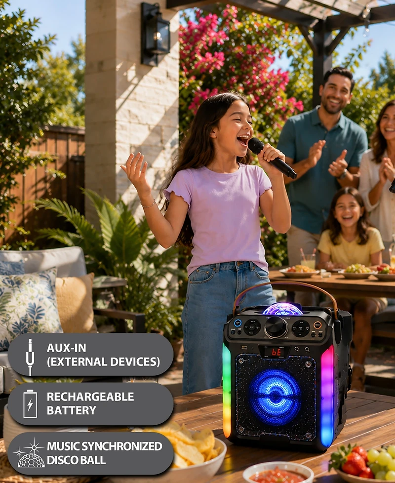Singing Machine Groove Disco Bluetooth Karaoke System