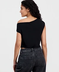 Just Polly Juniors' Asymmetrical Cropped Top