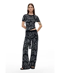 Desigual Women's Printed Knit Trousers