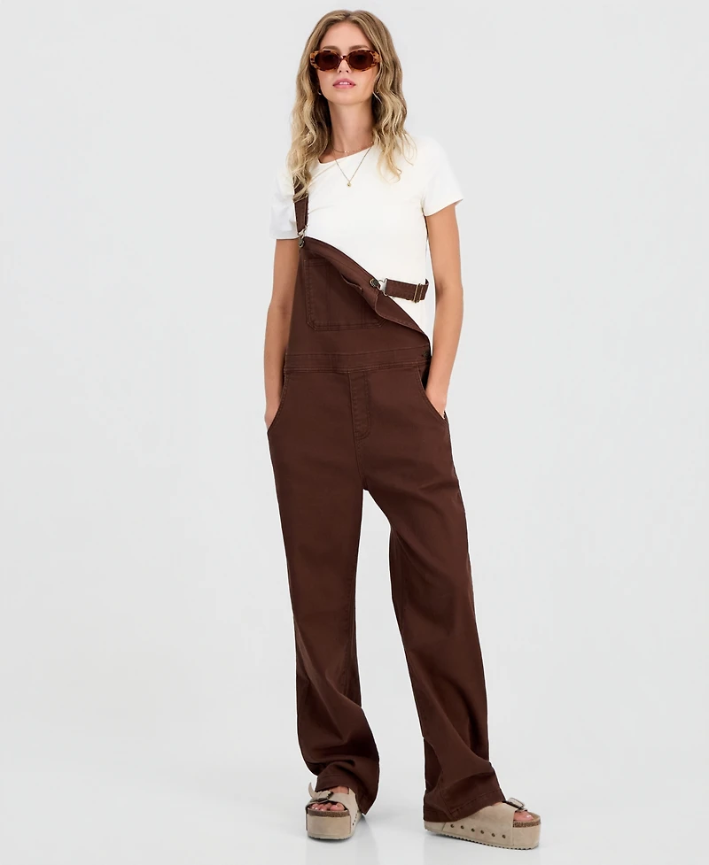 Celebrity Pink Juniors' Twill Overalls