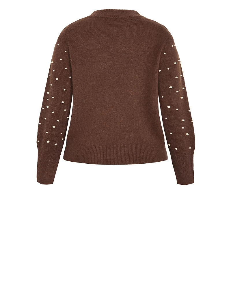 City Chic Plus women Pearl Gate Jumper