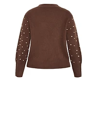 City Chic Plus women Pearl Gate Jumper