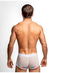 Rounderbum Men's Waveform Pride Anatomic Mini Trunk
