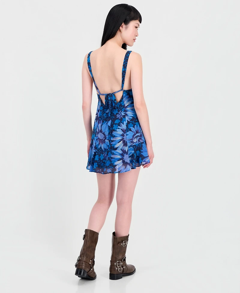 Free People Women's Heat Of The Moment Mini Ruffled Dress