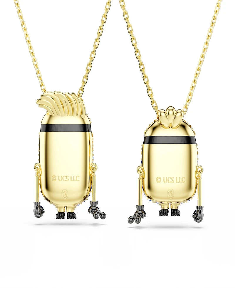 Swarovski Gold-Tone Plated Minions James and Henry Set