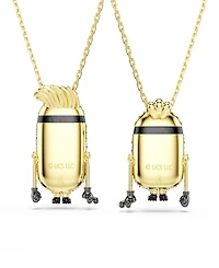 Swarovski Gold-Tone Plated Minions James and Henry Set
