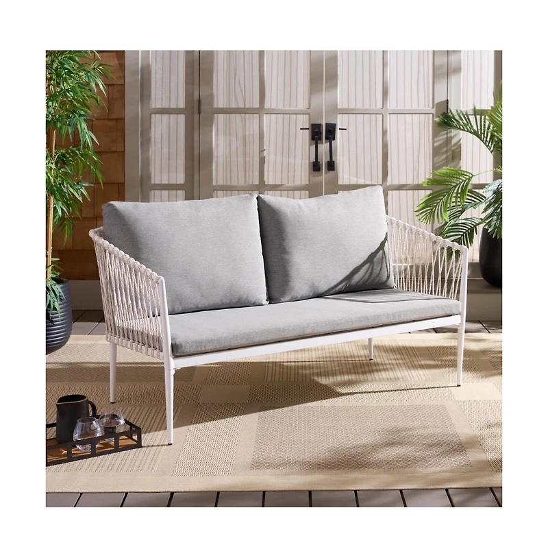 Augusta Home Dante Rope Patio Loveseat