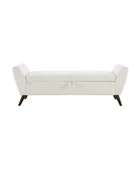 Streamdale Furniture 60" Storage Bench Width Wood Legs