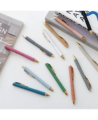 Gnuadz Ballpoint Pen Soft Grip Retractable 1mm