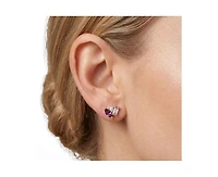 Little Sky Stone Seraphina Amethyst Stud Earrings