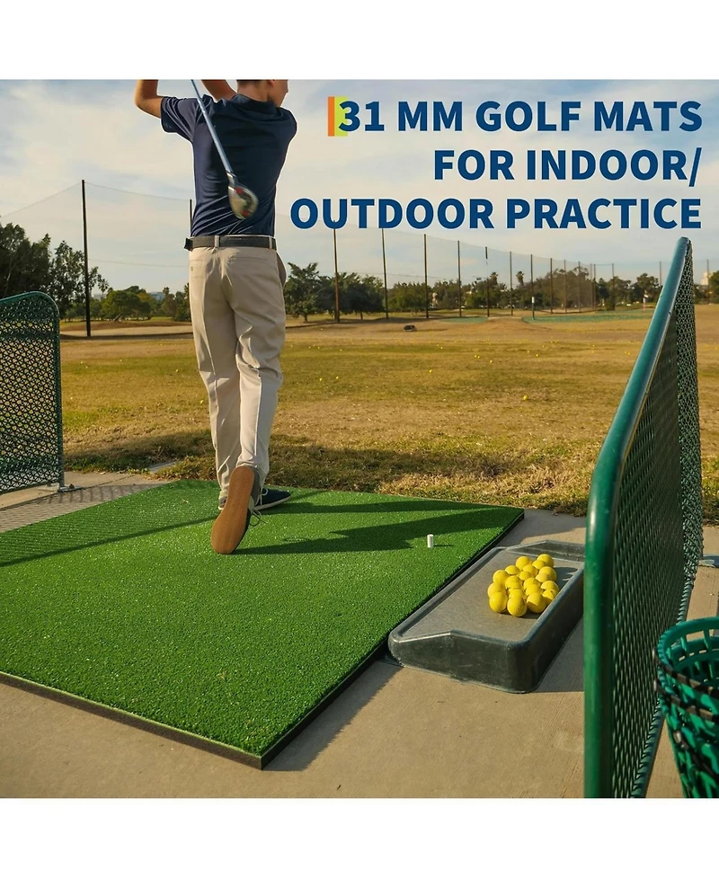 Xo 5x4FT/5x5FT Golf Hitting Mat