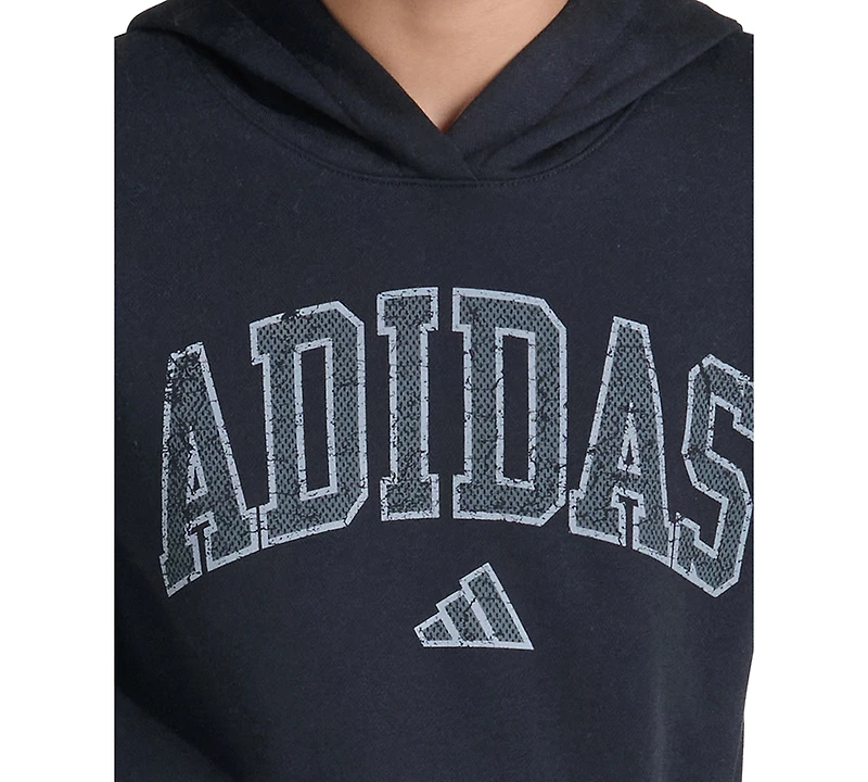 adidas Boys' 8-20 Long-Sleeve Collegiate Arch Pullover Sweatshirt