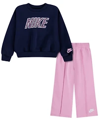 Nike Toddler Girls' 2T-4T Retro Remix Top and Pants, 2-Piece Set