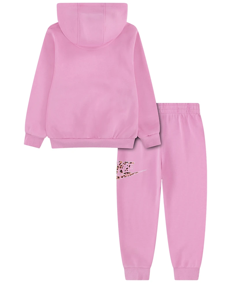 Nike Girls' 4-6X Pullover Hoodie and Joggers, 2-Piece Set