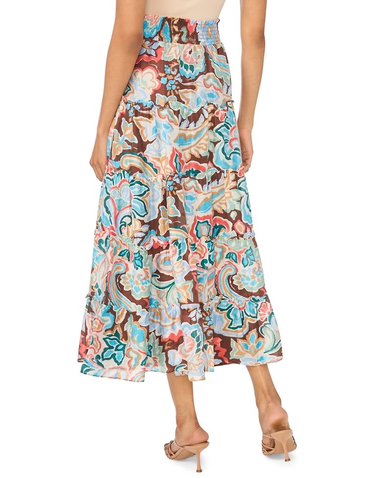 Sam & Jess Women's Tiered Maxi Skirt