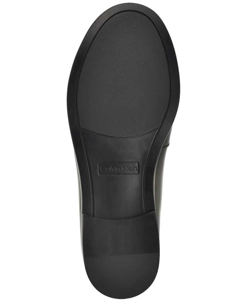 Calvin Klein Women's Mirella Scrunched Tassel Penny Loafers