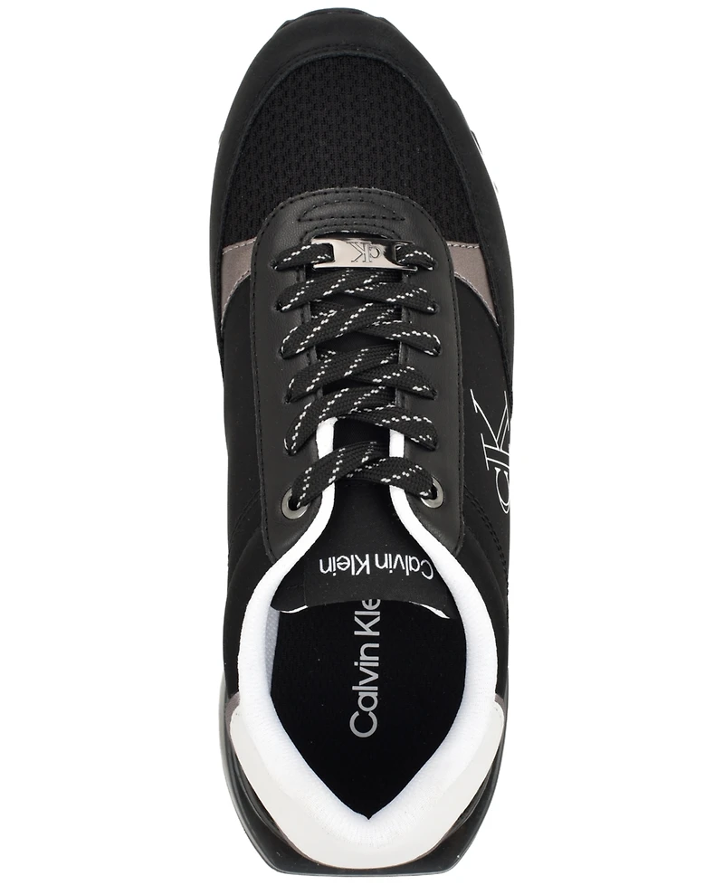 Calvin Klein Women's Melidee Logo Joggers Lace-Up Sneakers