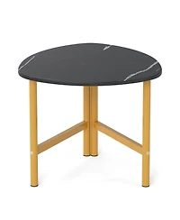 Slickblue Industrial Triangle Coffee Table with Metal Frame
