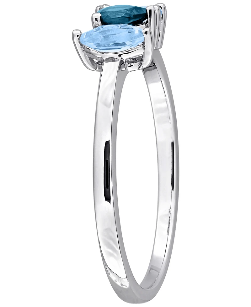 Macy's Citrine (1/2 ct. t.w.) Ring Sterling Silver (Also Available Blue Topaz)