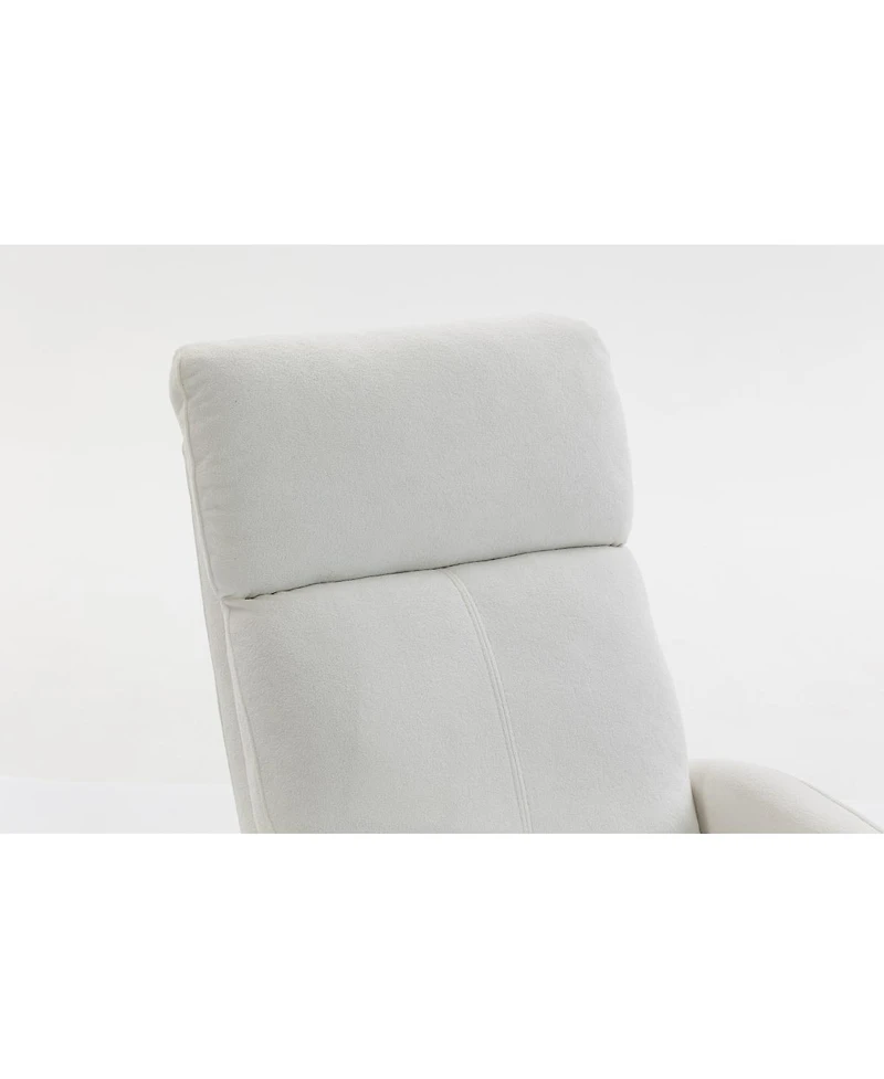 Streamdale Furniture Short plush manual button armchair sofa