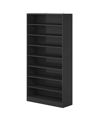 Slickblue Large Shoe Storage Rack with 9 Tier Organizer Shelves