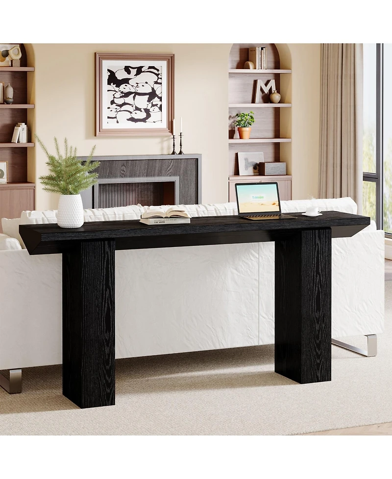 Slickblue Wooden Console Table for Sofa or Long Entryway