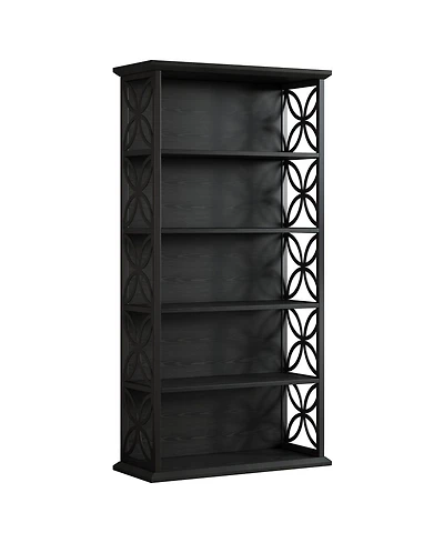 Slickblue Modern 6 Tier Bookcase with Metal Frame for Home Office