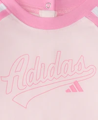 adidas Baby Girls' Raglan Coverall