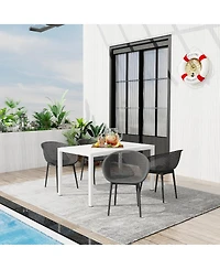 Streamdale Furniture Warm Modern Lounge Chairs Table Set