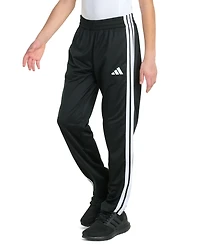 adidas Boys' 8-20 Elastic Waistband Essential 3-Stripe Straight Leg Pants