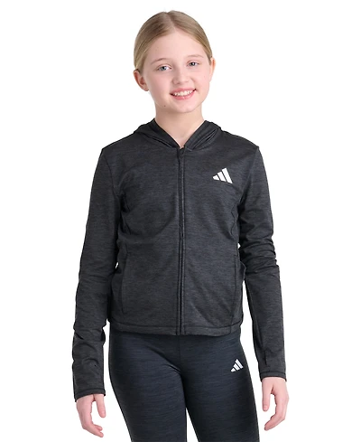 adidas Girls' 7-16 Long-Sleeve Full-Zip Hooded Jacket