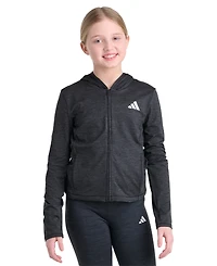 adidas Girls' 7-16 Long-Sleeve Full-Zip Hooded Jacket