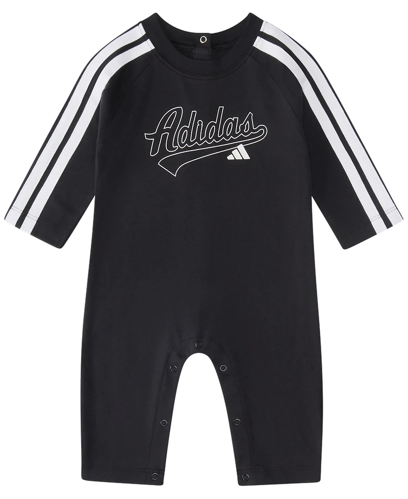 adidas Baby Boys' Classic Raglan Long-Sleeve Coverall