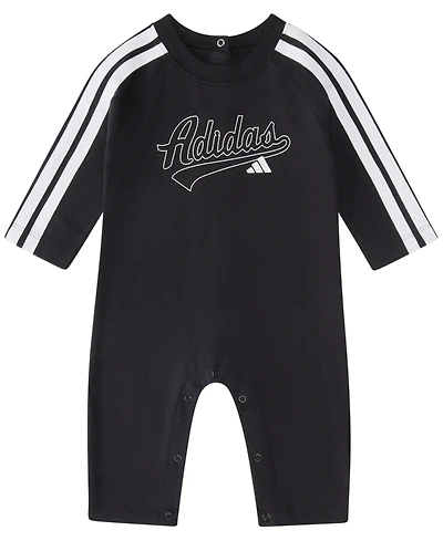 adidas Baby Boys' Classic Raglan Long-Sleeve Coverall