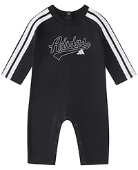adidas Baby Boys' Classic Raglan Long-Sleeve Coverall