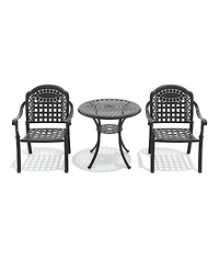 Streamdale Furniture Set Of Cast Aluminum Patio Furniture