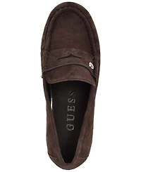 Guess Women's Raivoo Suede Slip-On Penny Loafer