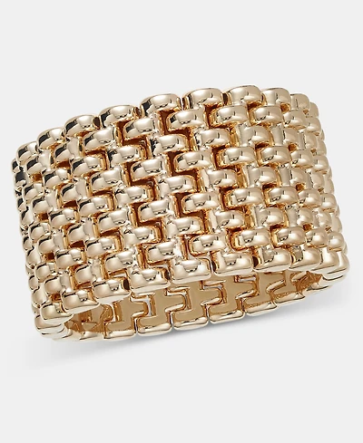 I.n.c. International Concepts Woven Metal Bold Stretch Bracelet, Macy's Exclusive