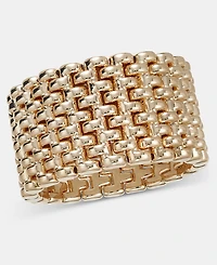 I.n.c. International Concepts Woven Metal Bold Stretch Bracelet, Macy's Exclusive