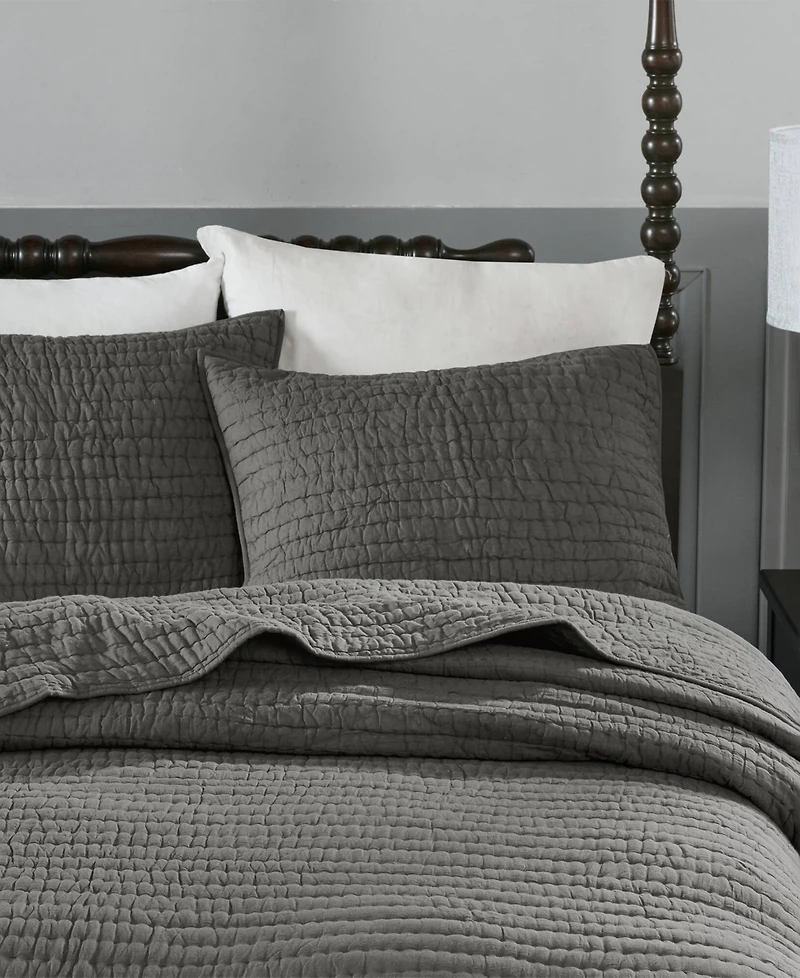 Madison Park Signature Serene Hand Quilted 3-Pc. Quilt Set, King