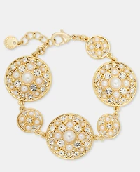Charter Club Faux Pearl and Glass Flex Bracelet, Macy's Exclusive