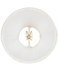 Imperial Shade Set of Hardback Bell Lamp Shades Evaline Cream Small 3" Top x 6" Bottom x 5" High Candelabra Clip-On Fitting