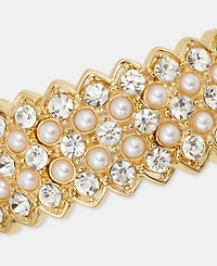 Charter Club Faux Pearl and Glass Stretch Bracelet, Macy's Exclusive
