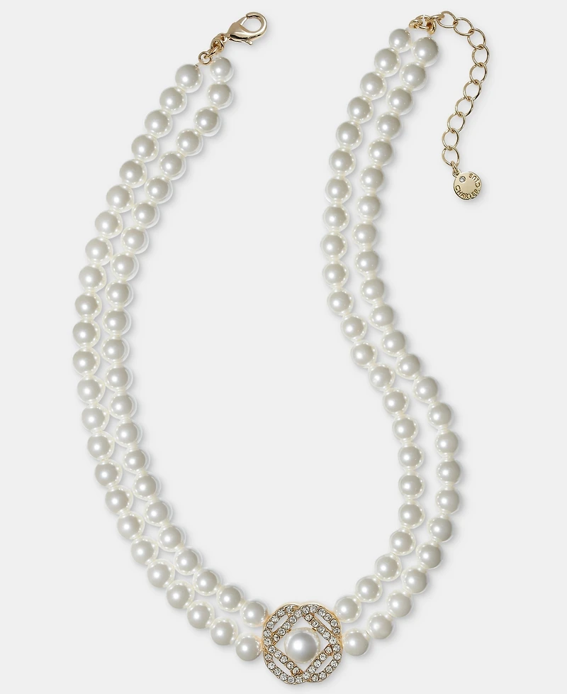 Charter Club Concord Two-Row Collar Necklace, Macy's Exclusive