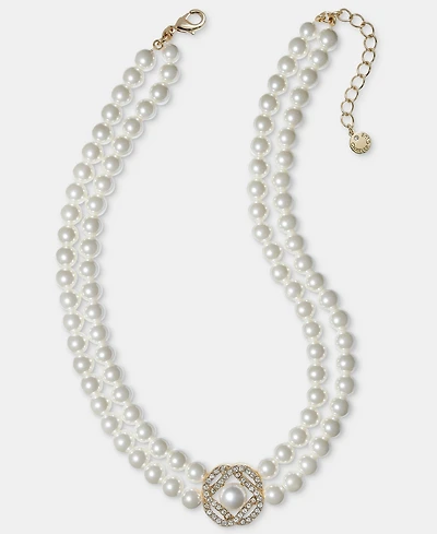Charter Club Concord Two-Row Collar Necklace, Macy's Exclusive
