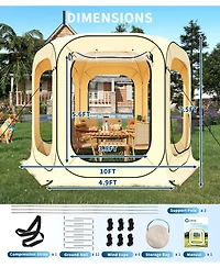 gaomon x Feet Outdoor Pop Up Bubble Tent