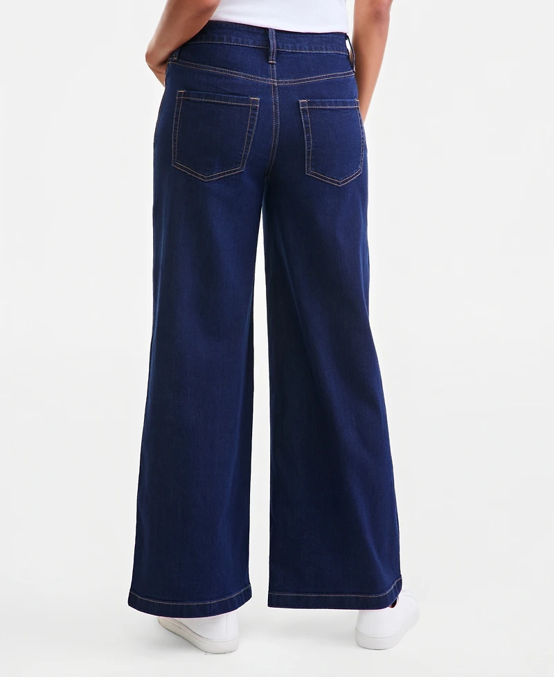 Style & Co Women's High-Rise Wide-Leg Jeans, Macy's Exclusive