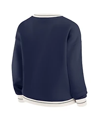 Wear by Erin Andrews Women's Navy Penn State Nittany Lions Seal Sweatshirt