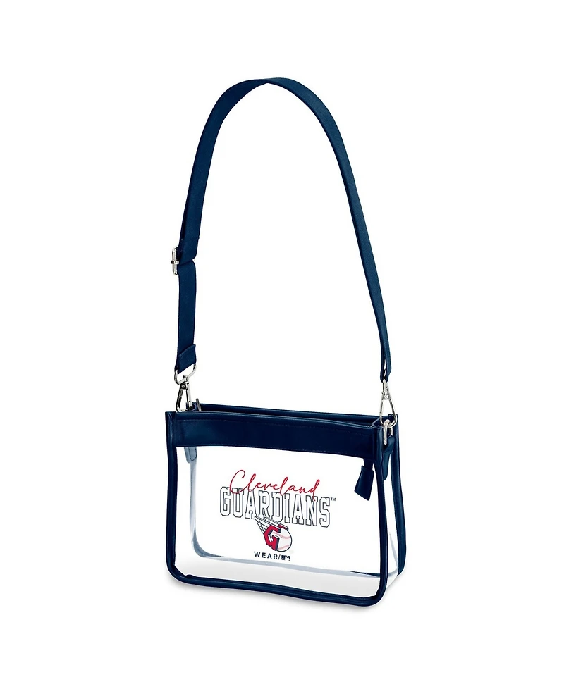 Wear by Erin Andrews Cleveland Guardians Plastic Chain Mini Crossbody Bag