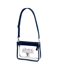 Wear by Erin Andrews Cleveland Guardians Plastic Chain Mini Crossbody Bag